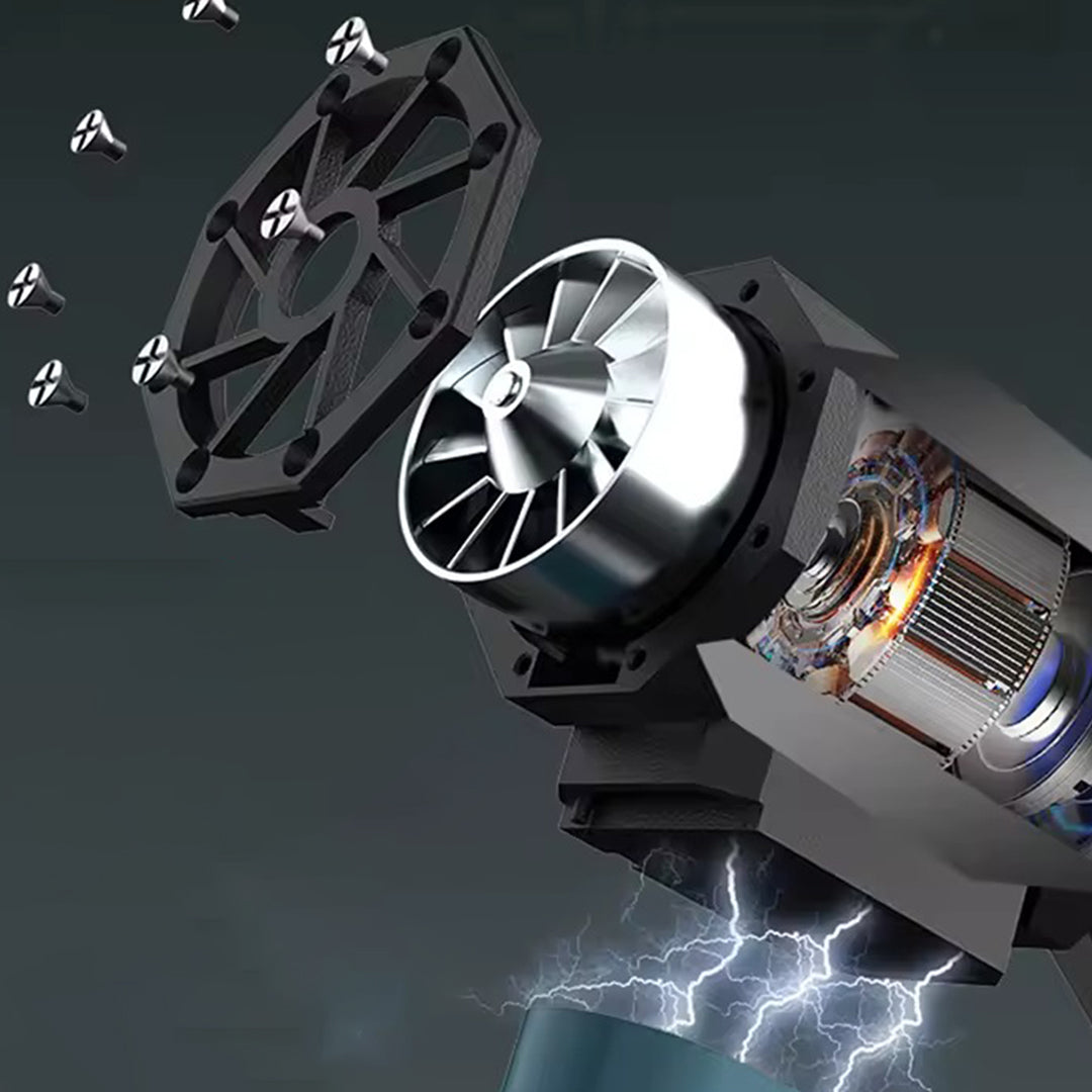 Souffleur pulvérisateur à air sec comprimé 200000 Tours/minutes - 70 minutes autonomie